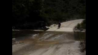 preview picture of video 'Honda XR 125 water crossing..'