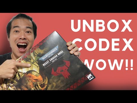 Unboxing Beast Snagga Army Box + Sub Assemblies + Codex Flipthrough