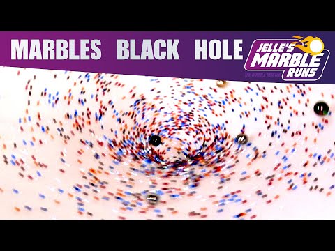 "Marble Black Hole" - Hyperbolic Gravitational Funnel Marble Run
