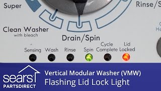 Flashing Lid Lock Light: How to Troubleshoot Errors on Your Vertical Modular Washer