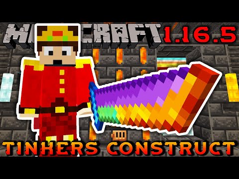 TINKERS CONSTRUCT 1.16.5 !!! (Custom Tools and Weapons) | Minecraft Mod Showcase