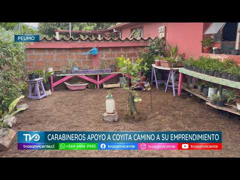 Carabineros de Peumo apoya a “Coyita” en el camino hacia su emprendimiento