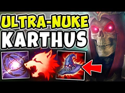 WTF!? KARTHUS CAN ONE-SHOT ANYONE FROM FOUNTAIN?!? RIOT NERF THIS RIGHT NOW!! - League of Legends