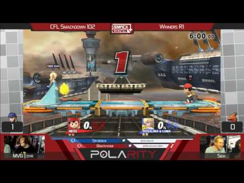 CFL Smackdown 102 WiiU - MVG dyr (Ness) vs Sigh (Rosalina) - Winners R1
