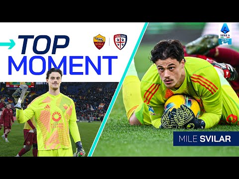 Svilar Saves Roma | Top Moment | Roma-Cagliari | Serie A 2024/25