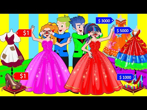 Equestria Girls Princess Dress Up - Rich and Poor Princess Dresses