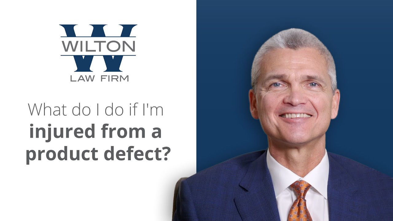 What do I do if I'm injured from a product defect?