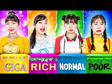 Poor Vs Rich Vs Giga Rich Vs Normal Girl At Talent Contest! Who Is The Best Dancer?