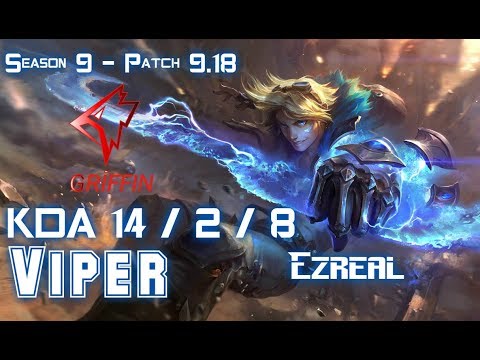 GRF Viper EZREAL vs KAI'SA ADC - Patch 9.18 KR Ranked