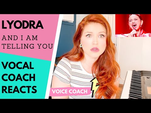 VOCAL COACH REACTS - Lyodra "And I am telling you I'm not going"