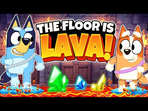 [20 MINS] 🌋BLUEY - Floor is Lava🌋| Brain Break for Kids | Just Dance Kids | Freeze Dance | Danny Go!