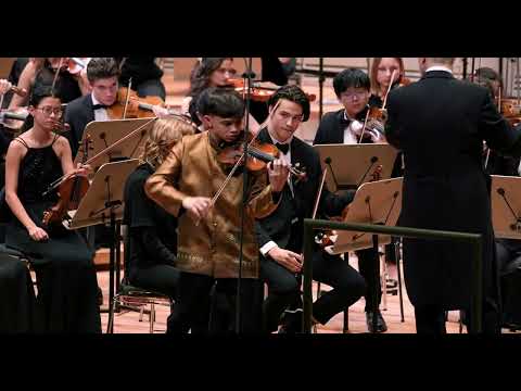Jugend Sinfonieorchester Zürich (JSOZ) plays Sibelius Violin Concerto with Raphael Nussbaumer