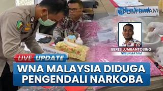 Kendalikan Jaringan Narkoba, WNA Malaysia Ditangkap di Batam, 165 Paket "Happy Water" Diamankan