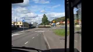 preview picture of video 'Buss 78 Gamlestadstorget - Vattenverket 2013'