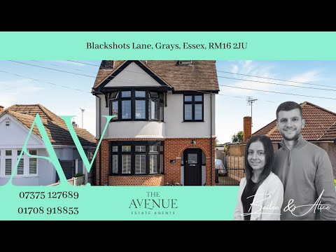 Welcome to Blackshots Lane, Grays, Essex, RM16 2JU