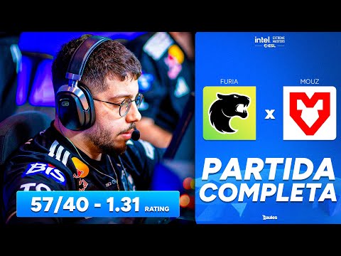 FURIA vs MOUZ - PARTIDA COMPLETA COM GAULES  - IEM CHENGDU 2025