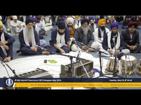 Vancouver May Akhand Kirtan Smagam May 2018 - Saturday Rainsabhai