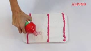 DIY Tempera Alpino: ¡Pinta con efecto marmolado! / Paint with marbling effect!