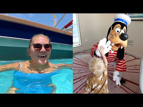 Disney Magic Cruise 2 Days At Sea! Everything We Ate, Princess Gathering & Fun In The Pool!