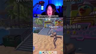 customers try to shutdown my park #funnystreammoments #gamingshorts #funnyclips #waterparksimulator