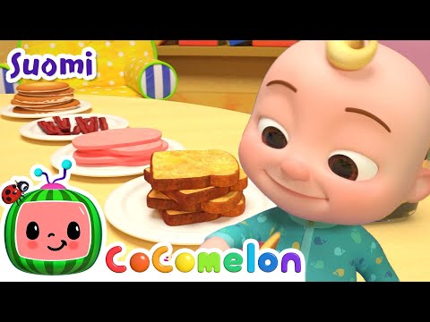 Aamiaislaulu | CoComelon Suomeksi | Hauskoja suomalaisia lauluja