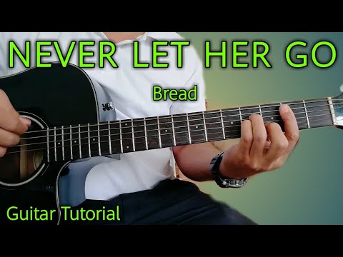 How to Play NEVER LET HER GO (Bread) Guitar Tutorial | Fingerpicking Lesson