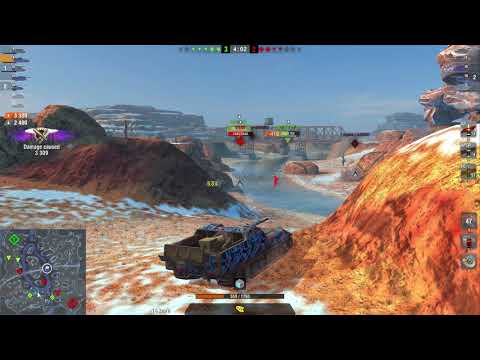 Wot Blitz OBJ 263 6,5k dmg ACE HIGH CALIBER