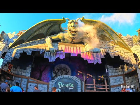 [4K] Dante's Dungeon Dark Ride | Morey's Pier Amusement Park | Wildwood, New Jersey 2022