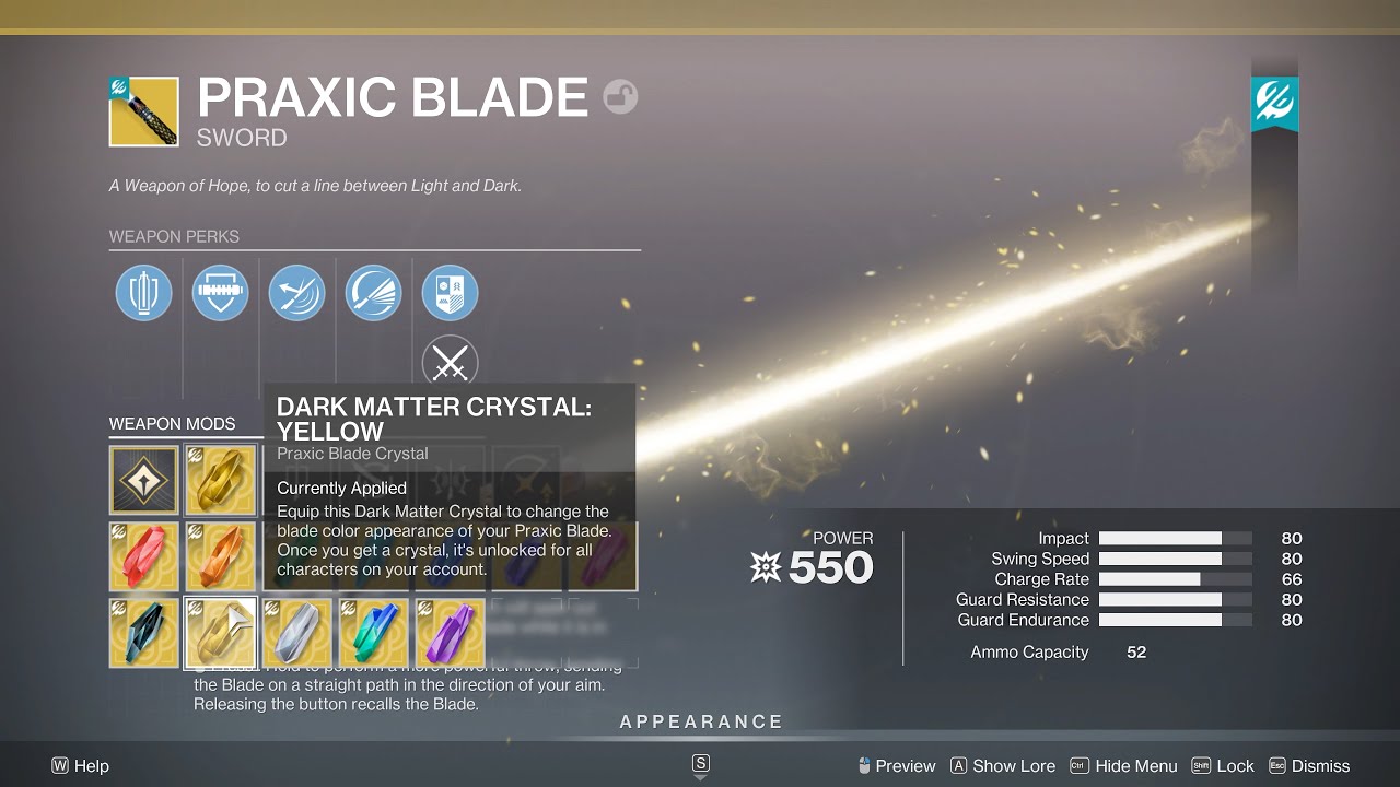 How To Get Yellow Crystal for Praxic Blade [Destiny 2]