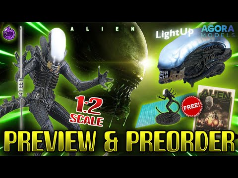 *NEW* Build Your Own Terrifying XENOMORPH 4ft Tall | AGORA MODELS + FREE GIFTS