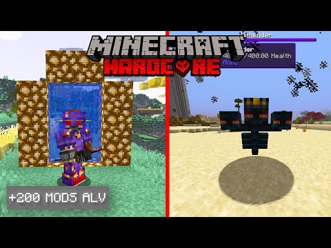 MINECRAFT HARDCORE but with ALL the MODS!🔥 - PART 9