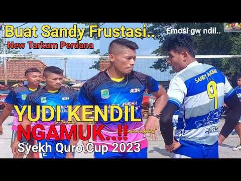 Scary..!! Yudi Kendil's sedan spikes make Sandy Akbar go berserk with emotion at the Karawang vol...