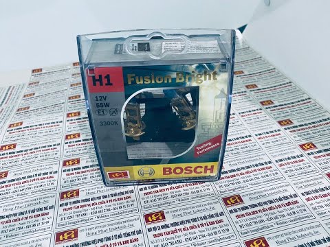 Bóng đèn Bosch H1 12V 55W, Fusion Bright