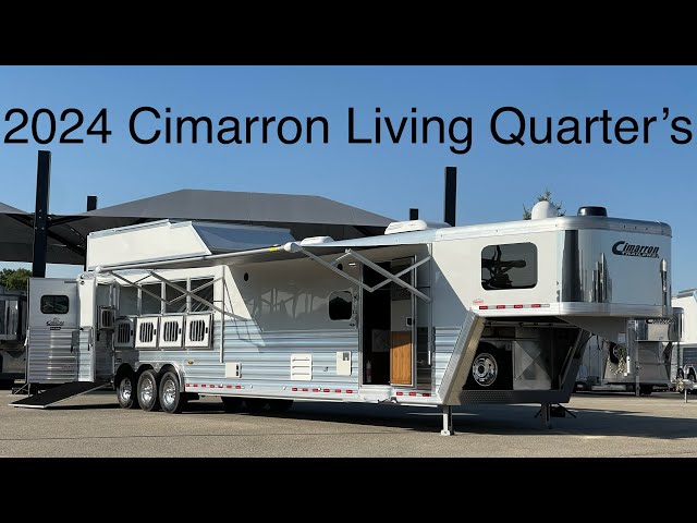 Preview image of 2024 Cimarron Norstar 5 Horse Gooseneck Living Quarters With Air Ride youtube video