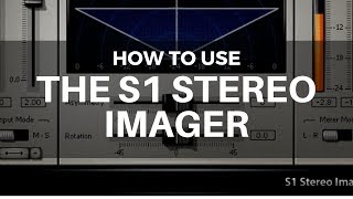 Video thumbnail for How To Use The S1 Stereo Imager by Ryan Demaree