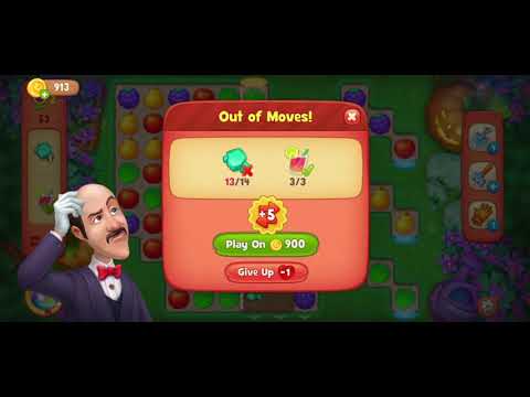 Golden Cup 9206 stage 52 ▪︎ no hacks, real play ☆ Gardenscapes