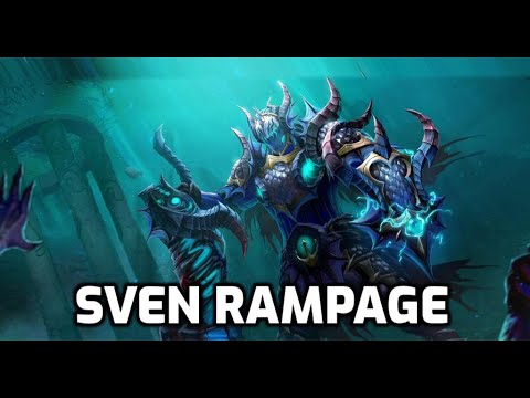 Superman Sven Rampage | Dota 2 | 7.23