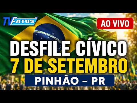 AO VIVO:  Desfile Cívico de 7 de Setembro em Pinhão (PR).