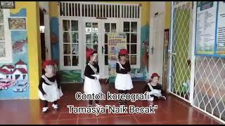 Download lagu Contoh koreografi lagu Tamasya 'Naik Becak' mp3