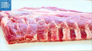 How to remove the Membrane from Pork Ribs