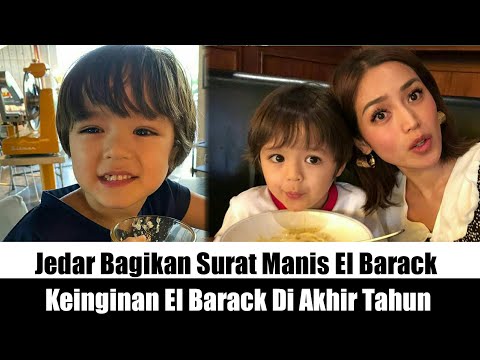 Jessica Iskandar Bagikan Surat Manis El Barack Alexander, Ungkapan Keinginan El Barack Tahun Ini.