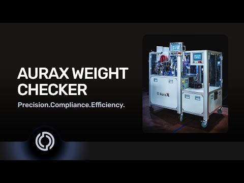 Hefestus AuraX Weight Checker attached to an AuraX line