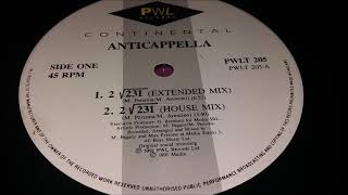 Anticappella -  2√ (Square Root of 2) 321 (Piano-A-Pella)