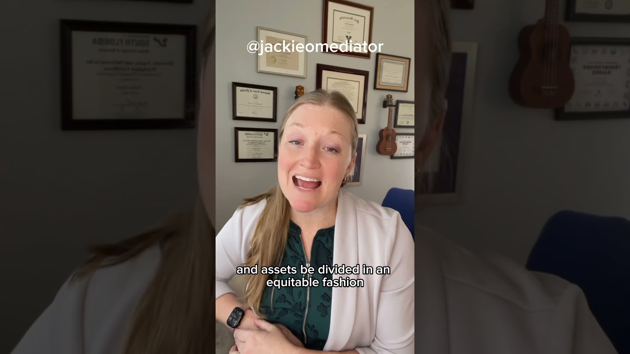 Basic presumptions of family courts in Florida #mediation #divorcetips #floridamediator #divorce