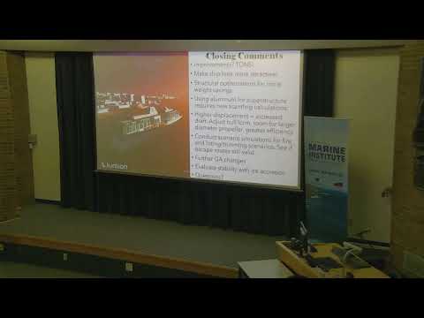 Naval Architecture Marine Engineering Systems Design Project Presentations