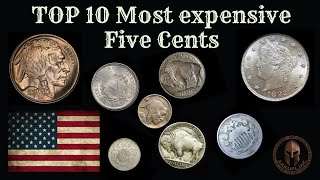 top 10 most expensive 5 cents