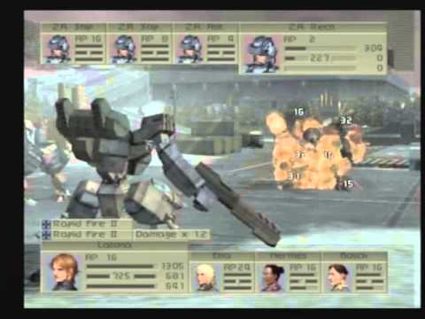 Front Mission 4 Walkthrough 60 - Mission 23 Zaftran Border Fortress Part 1