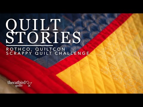 Quilt Stories - Rothko QuiltCon Submission for the Super Scrappy Quilt Challange