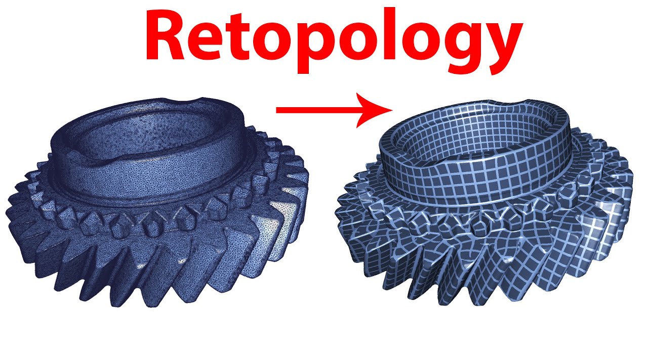 Retopology Using Instant Meshes - TutorialsUp