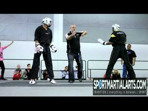 Jamal Albini v D'Andre Walker - Compete Nationals 2013 - Men's Team Sparring